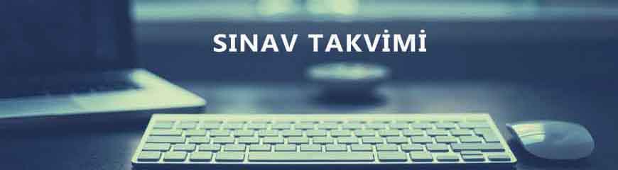 Sınav Takvimi